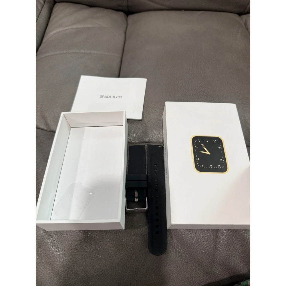 Spade & Co Health Smartwatch‎ 2 Rose Gold Black Fitness Tracker Heart Monitor